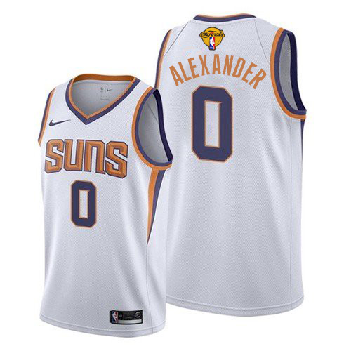 Suns White Phoenix Suns #0 Nike Jersey - Discounted Basketball Jersey