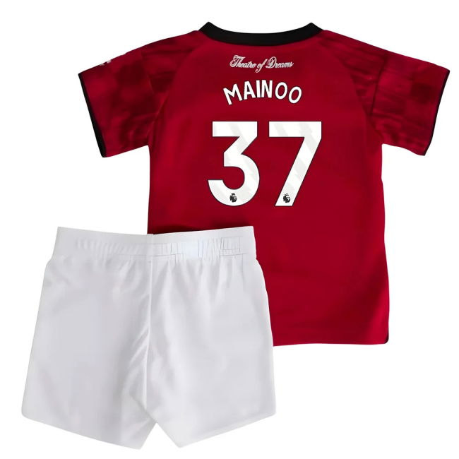 Football Man Utd Home Baby Kit Mainoo #37 Professional Grade Commi...