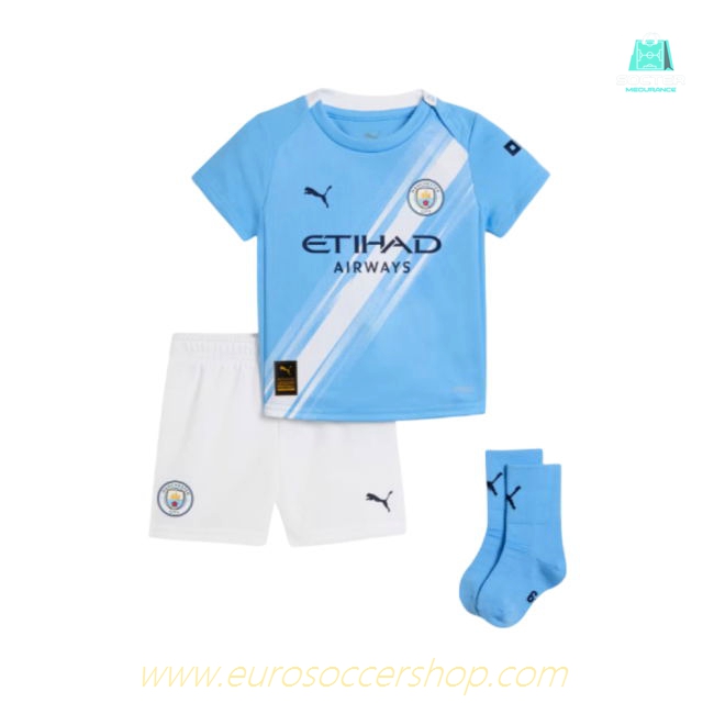 2025-2026 Man City Home Baby Kit (De Bruyne 17)