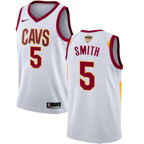 White Nike Cleveland Cavaliers #5 Jersey - Mesh Fabric Premium Quality