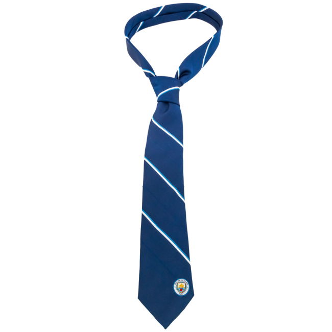 Manchester City FC Stripe Tie (Fan Favorite)