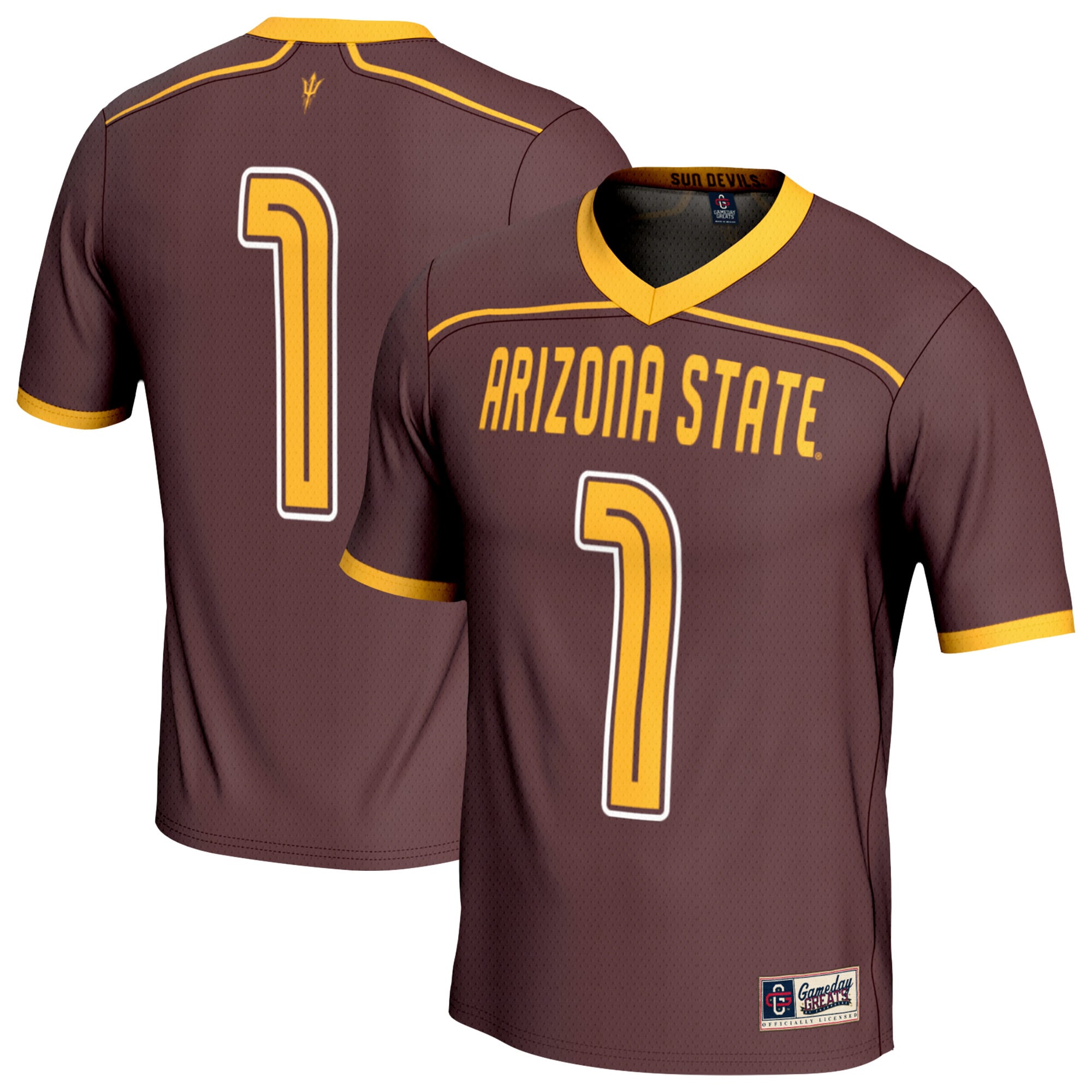 Arizona State Sun Devils GameDay Greats Unisex Lightweight Men's Lacrosse Fashion Jersey - Maroon