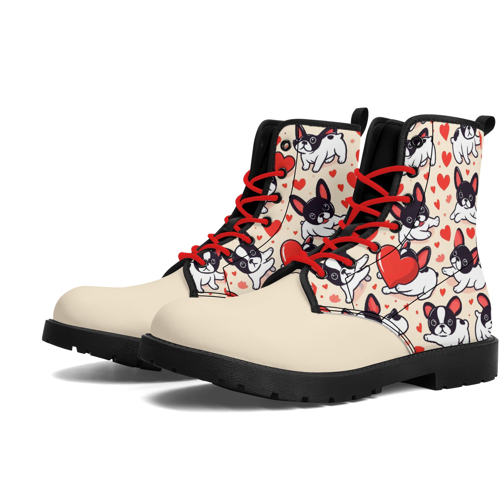 French Bulldog Riley Leather Boots Essential Dog Supply