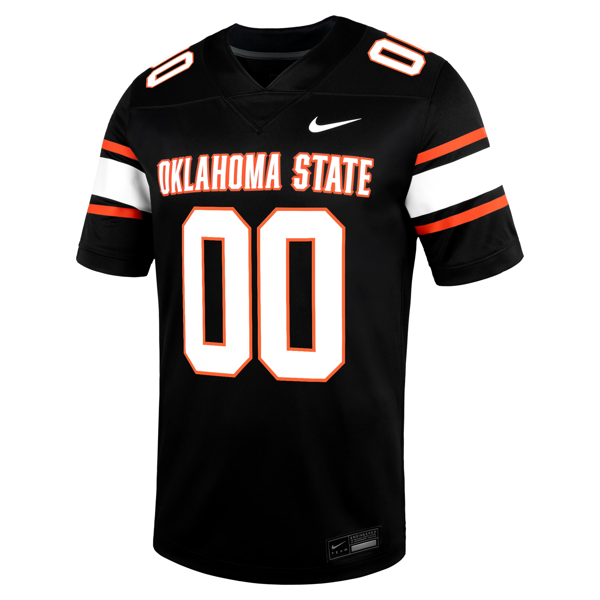 [DDG] Oklahoma State Cowboys Custom Football Game Jersey - Black