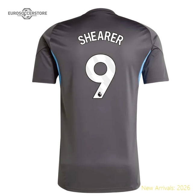 2025-2026 Newcastle Training Shirt (grey) (shearer 9) - Match Day Jersey