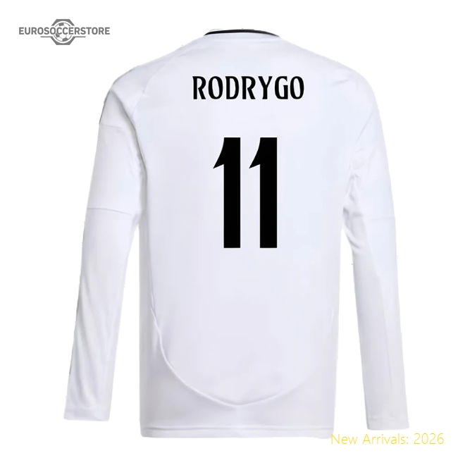 Kid-approved Kids Football Team Rodrygo Jersey 2024-2025 Quick-dry