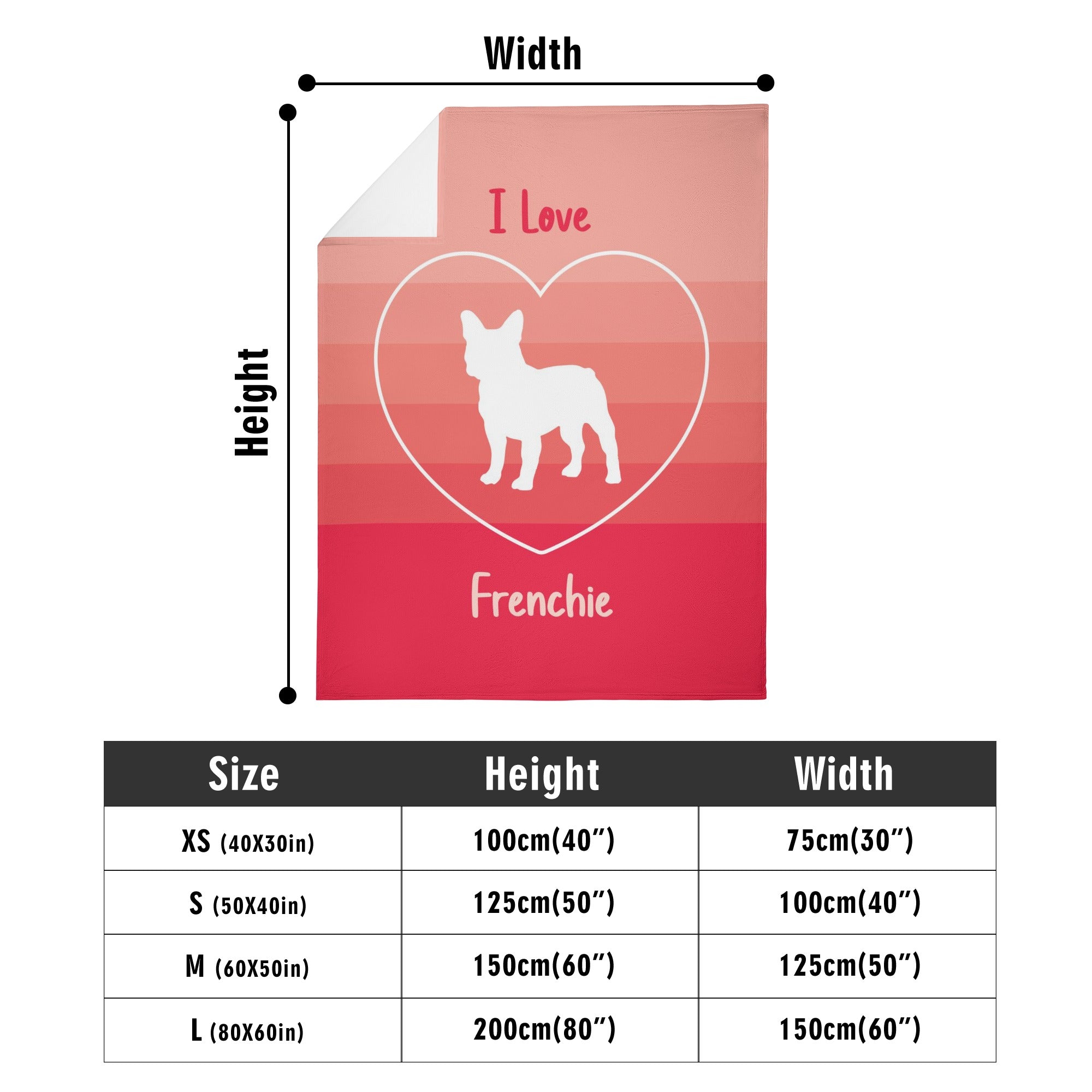Frenchie-Fan Minimal-Aesthetic Leo - Blanket for Everyday Wear