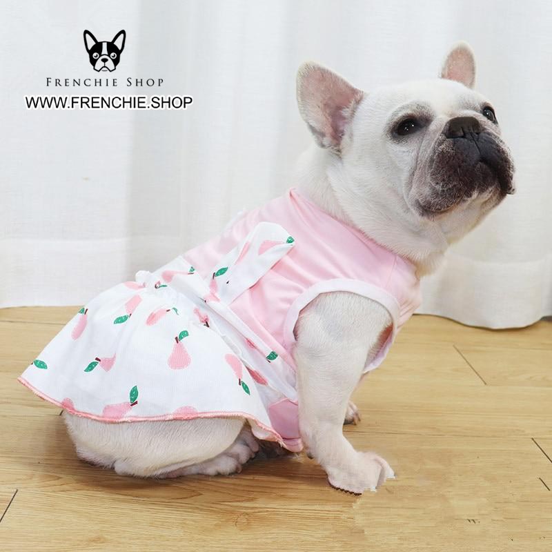 Frenchie-Fan French Bulldog Stylish Skirt Summer Cloth (w306) for Pet