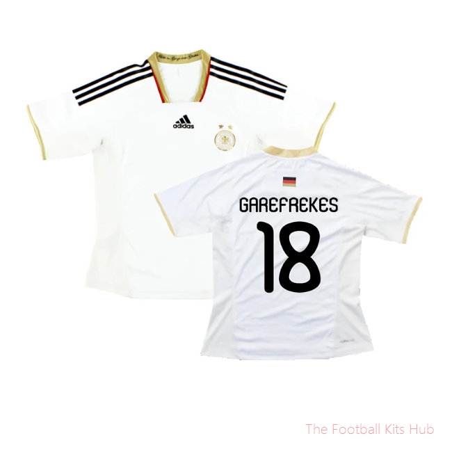 Germany 2011-12 Women\\'s Home Shirt ((Good) L) (Garefrekes 18)