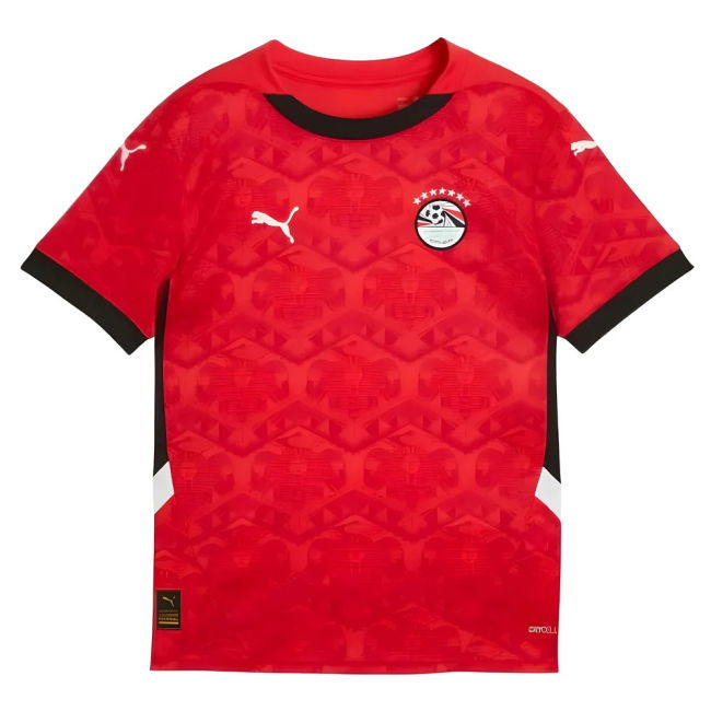 Top-Tier 2024-2025 Egypt Home Shirt (Kids) Climate-Control