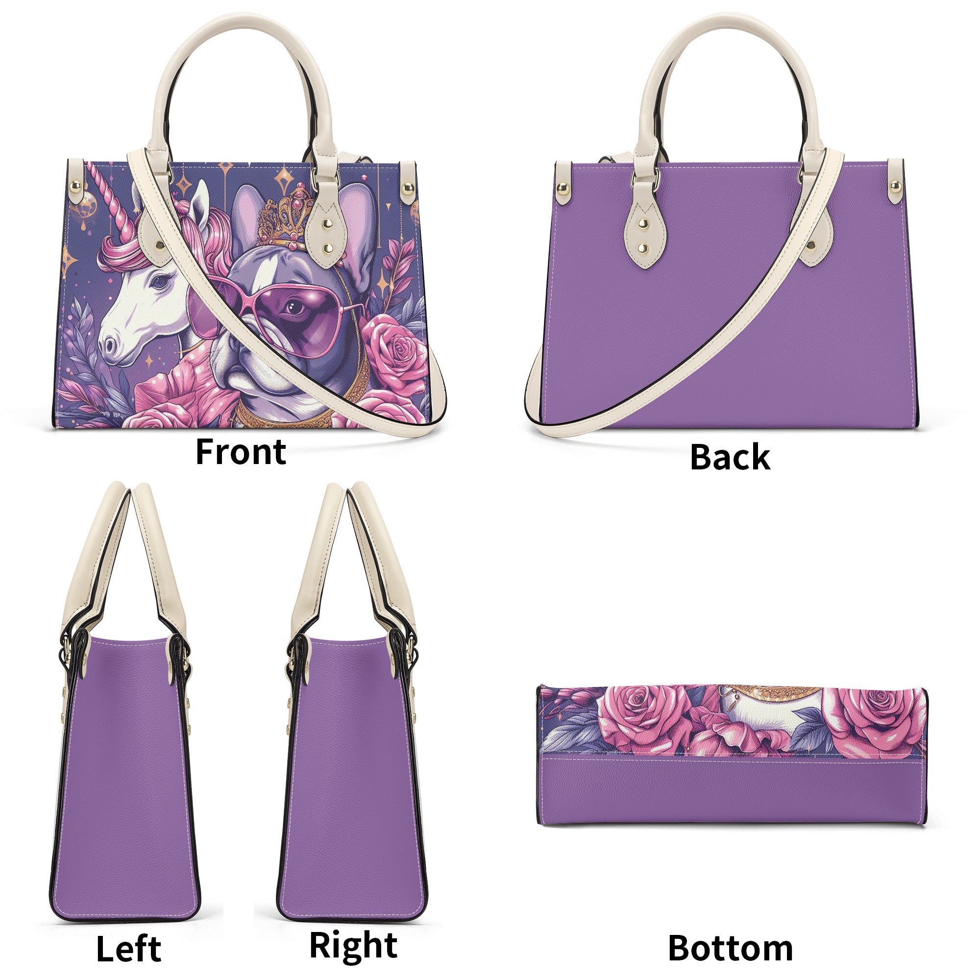 French Bulldog Lover Riley Luxury Women Handbag Casual Everyday Product