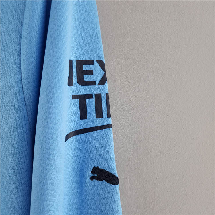 Elite Series Man City Manchester City 2223 Home Long Sleeve Shirt