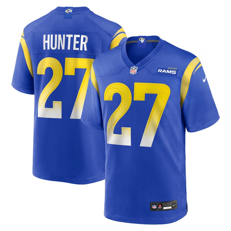 None Jarquez Hunter LA Rams Iconic Professional Jersey for NFL Fans