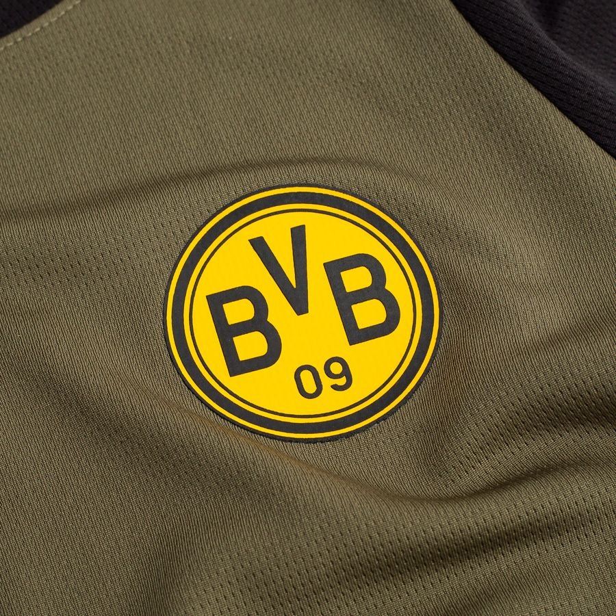 Dortmund Training T Shirt Loden Green/puma Jet Black Kids