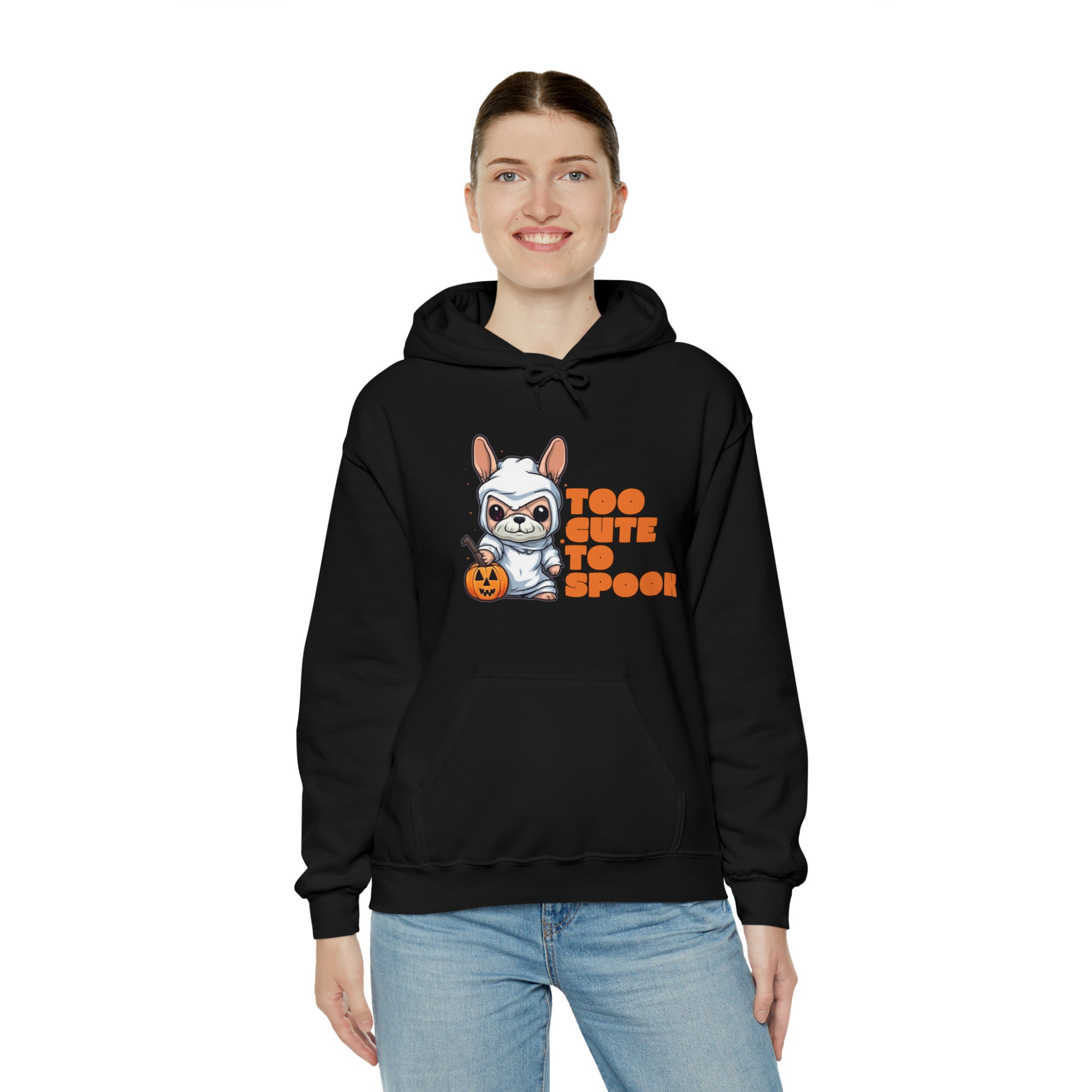 French Bulldog Too Cute To Spook Halloween Unisex Hoodie Durable Dog Item