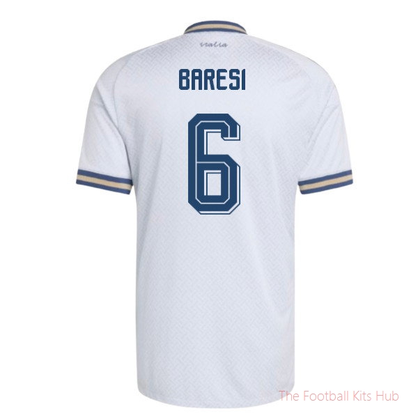 2026-2027 Italy Authentic Away Shirt (Baresi 6)