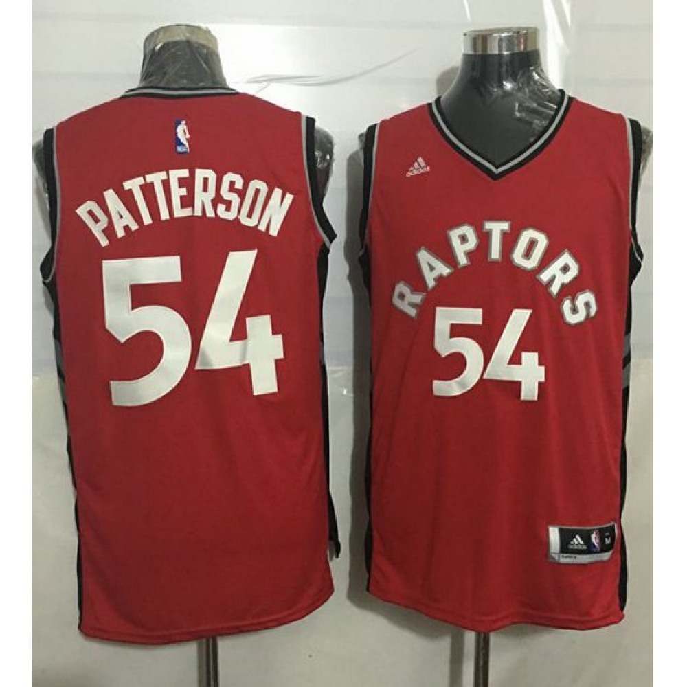 Elite Men's Toronto Raptors #54 Patrick Red Basketball Jersey