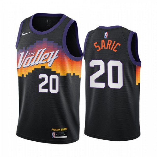 Suns Black Phoenix Suns #20 Nike Jersey - Value-Priced Premium Quality