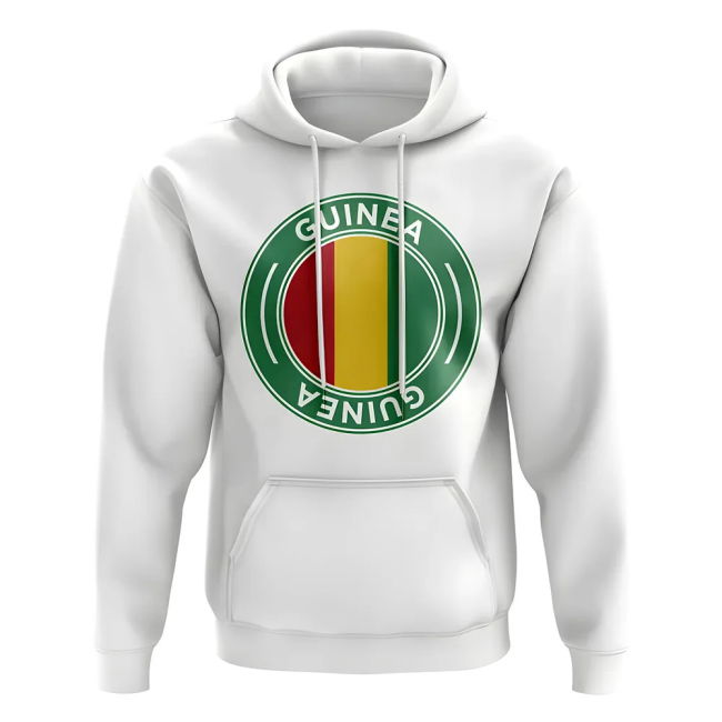 Aero-Dynamic Pro-Grade Guinea Football Badge Hoodie (White)