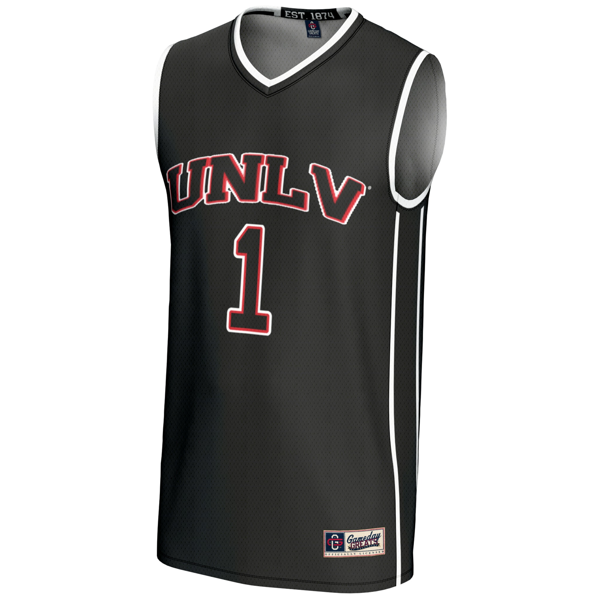 [NJP] UNLV Rebels GameDay Greats Youth Lightweight Basketball Jersey - Black