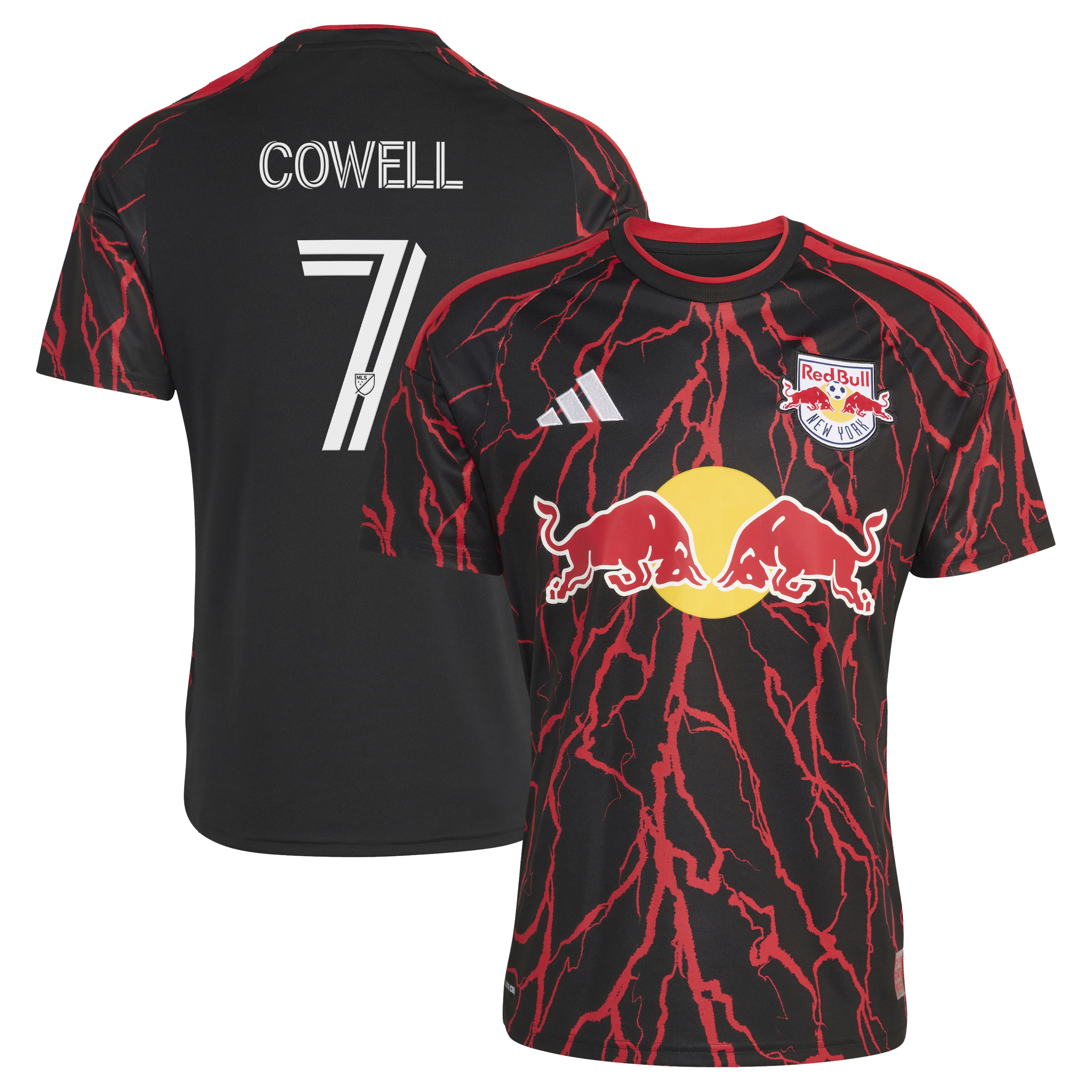 [SJH] Women's Cade Cowell New York Red Bulls 2026 The Rooted Kit Replica Jersey - Black