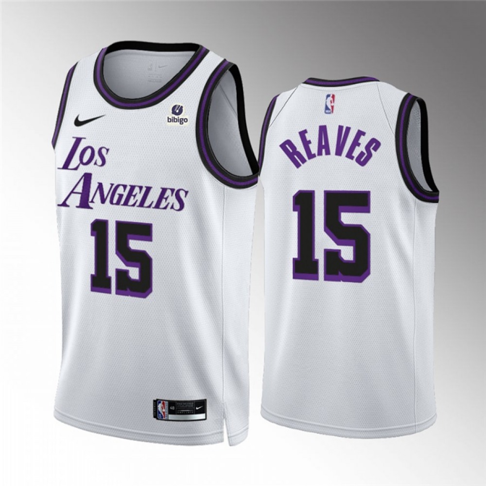Budget-Friendly Men's LAL #15 Austin White Basketball Jersey