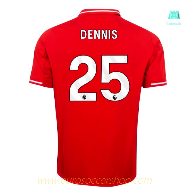 2025-2026 Nottingham Forest Home Shirt (Dennis 25)
