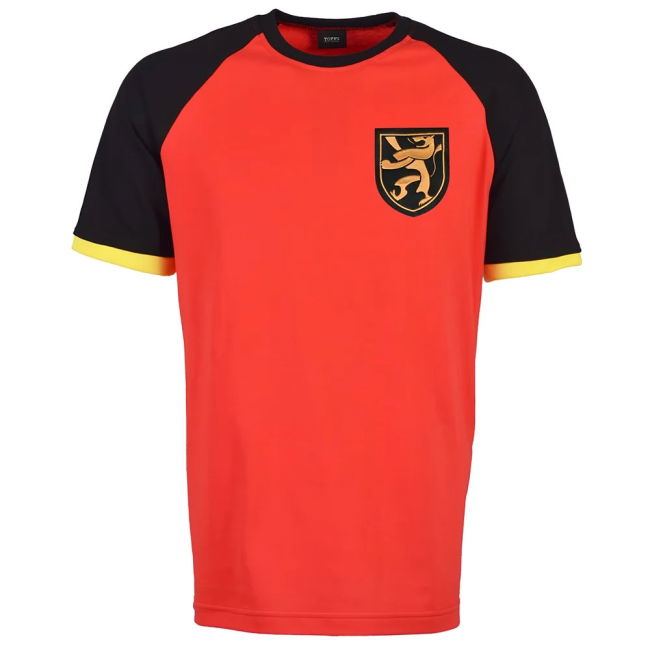 Official Belgium Raglan Red Kit Team Match Championship Kit