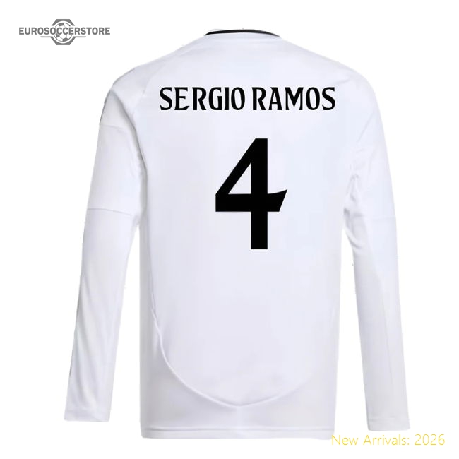 Child-friendly Football Team Kids Sergio Ramos Jersey 2024-2025