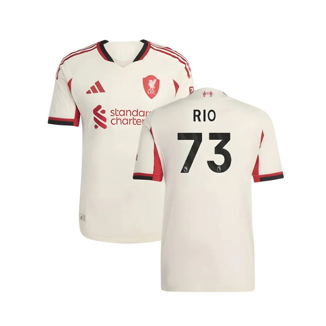Liverpool 2025-20 Away Football Shirt Rio (73) L S