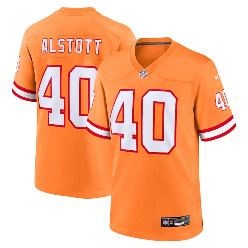 None Mike Alstott Team Captain TB Buccaneers Officially Licensed Je...