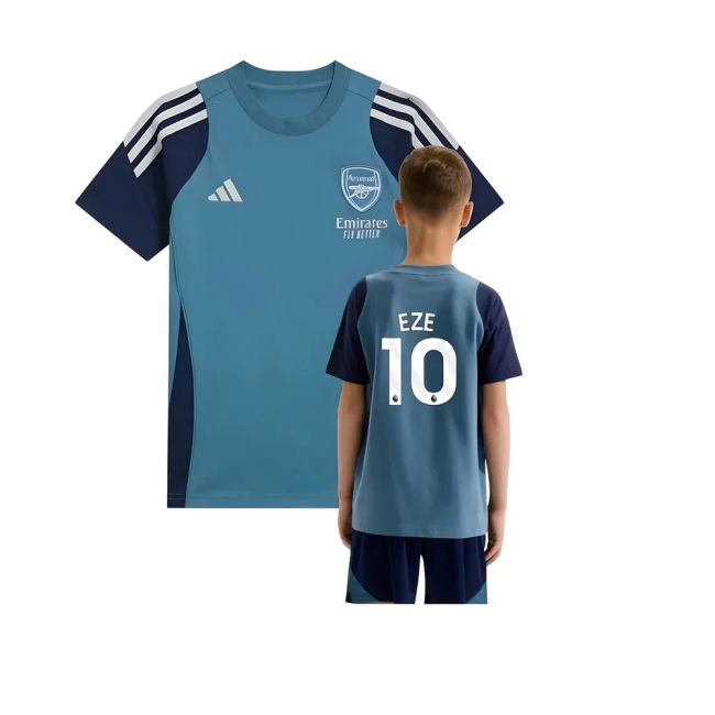 Arsenal Arsenal Training Tee Blanch Blue Kids Eze #10 Official Lic...