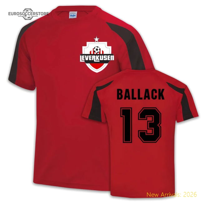 Genuine Bayer Leverkusen Sports Training Jersey (Michael Ballack 13)