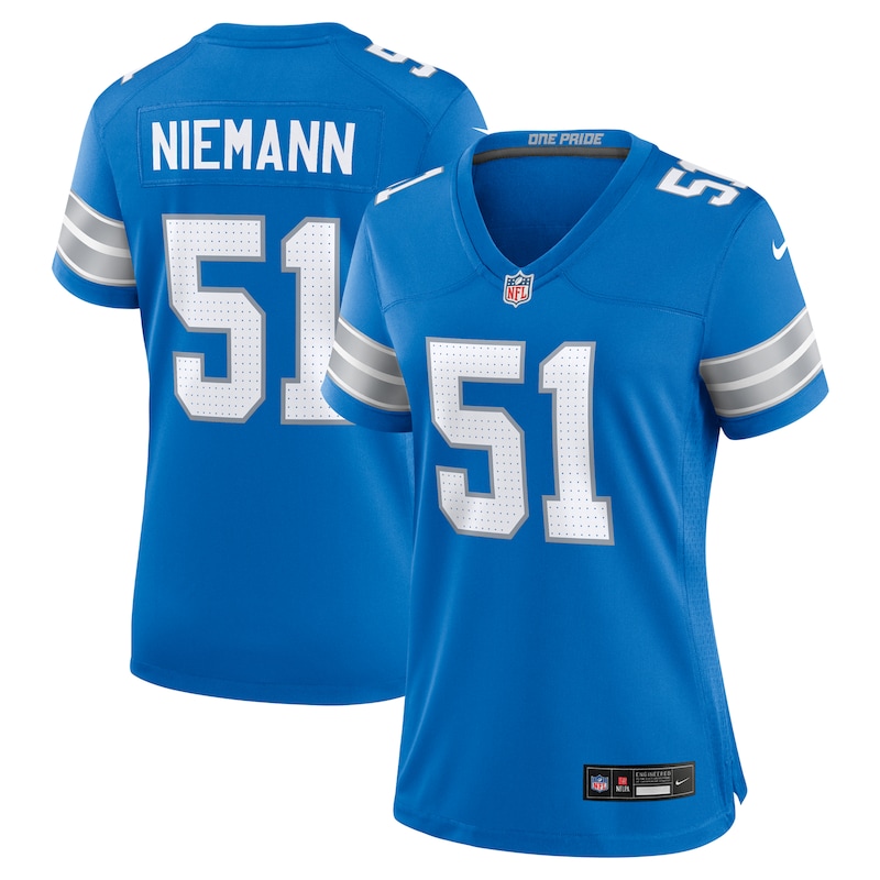 None Ben Niemann DET Lions Championship Premium-Quality Jersey