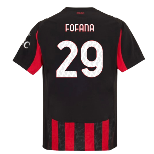 AC Milan Authentic 2025-2026 Home Shirt