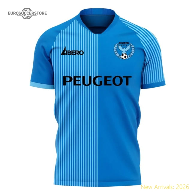 Premium Coventry 2025-2026 Home Concept Football Kit (libero)
