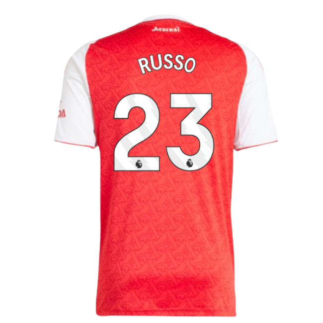 2025-20 Arsenal Adidas Home Football Jersey Russo 23 L M S