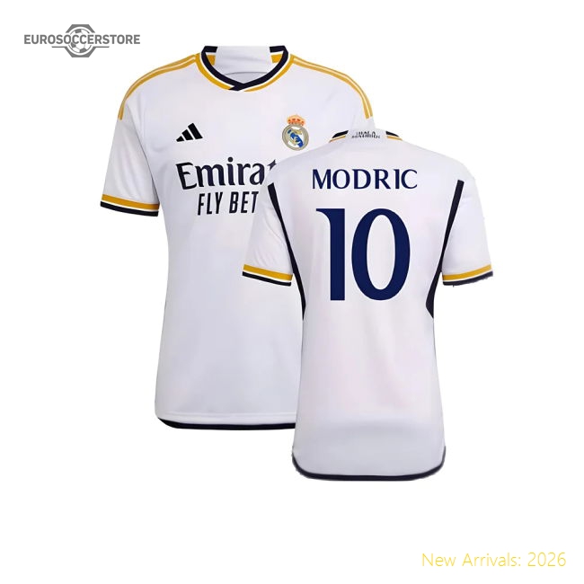 Top-tier Real Madrid Home Modric Jersey 2023-2024 Lightweight