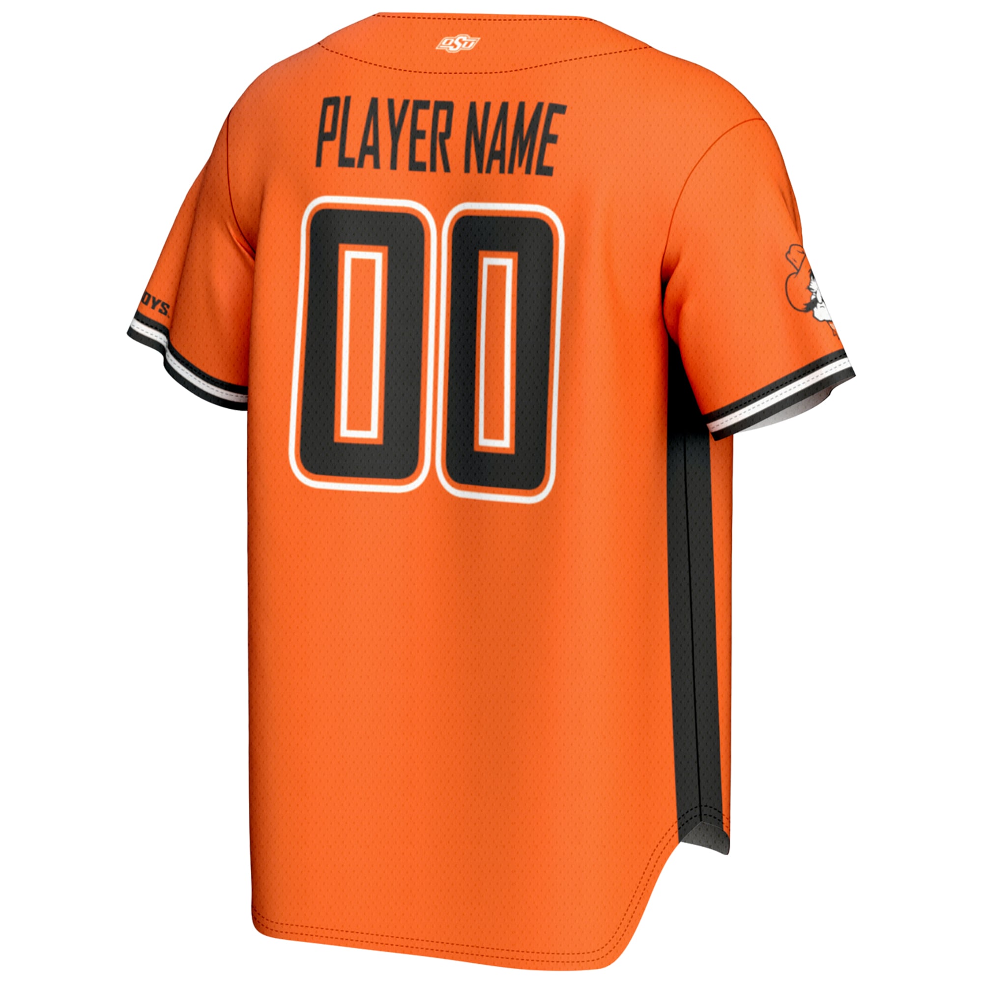 [NJP] Oklahoma State Cowboys GameDay Greats NIL Pick-A-Player Lightweight Baseball Jersey - Orange