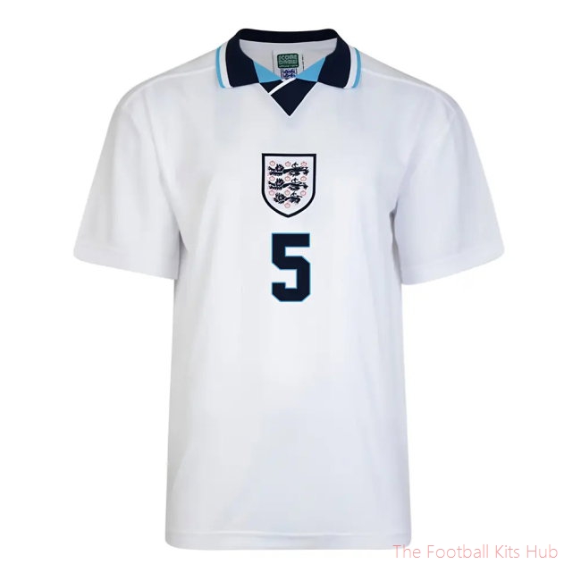Score Draw England Euro 1996 Home Shirt (Adams 5)