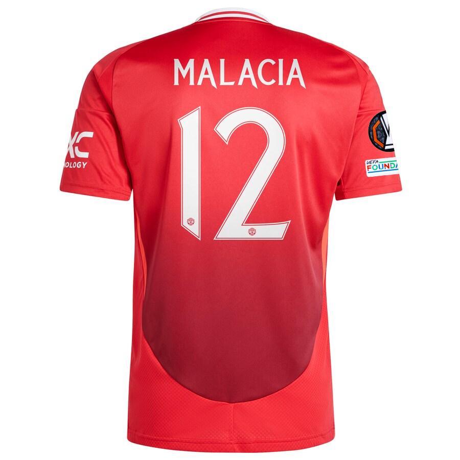 Manchester United Malacia 2024-2025 UEL Home Jersey – Authentic Shirt