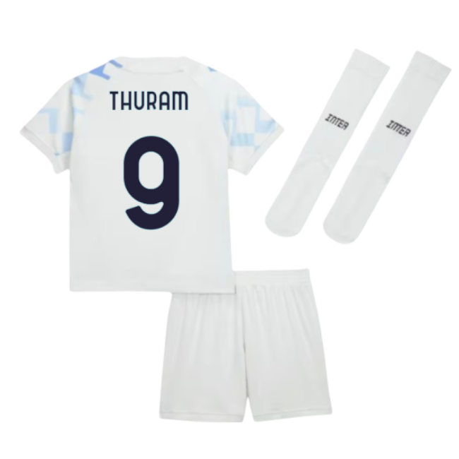 Professional-Grade 2025-2026 Inter Milan Away Mini Kit (Thuram 9)