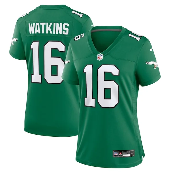 None Quez Watkins Game Jersey - Green | NFL Player Jersey | NFL Footba