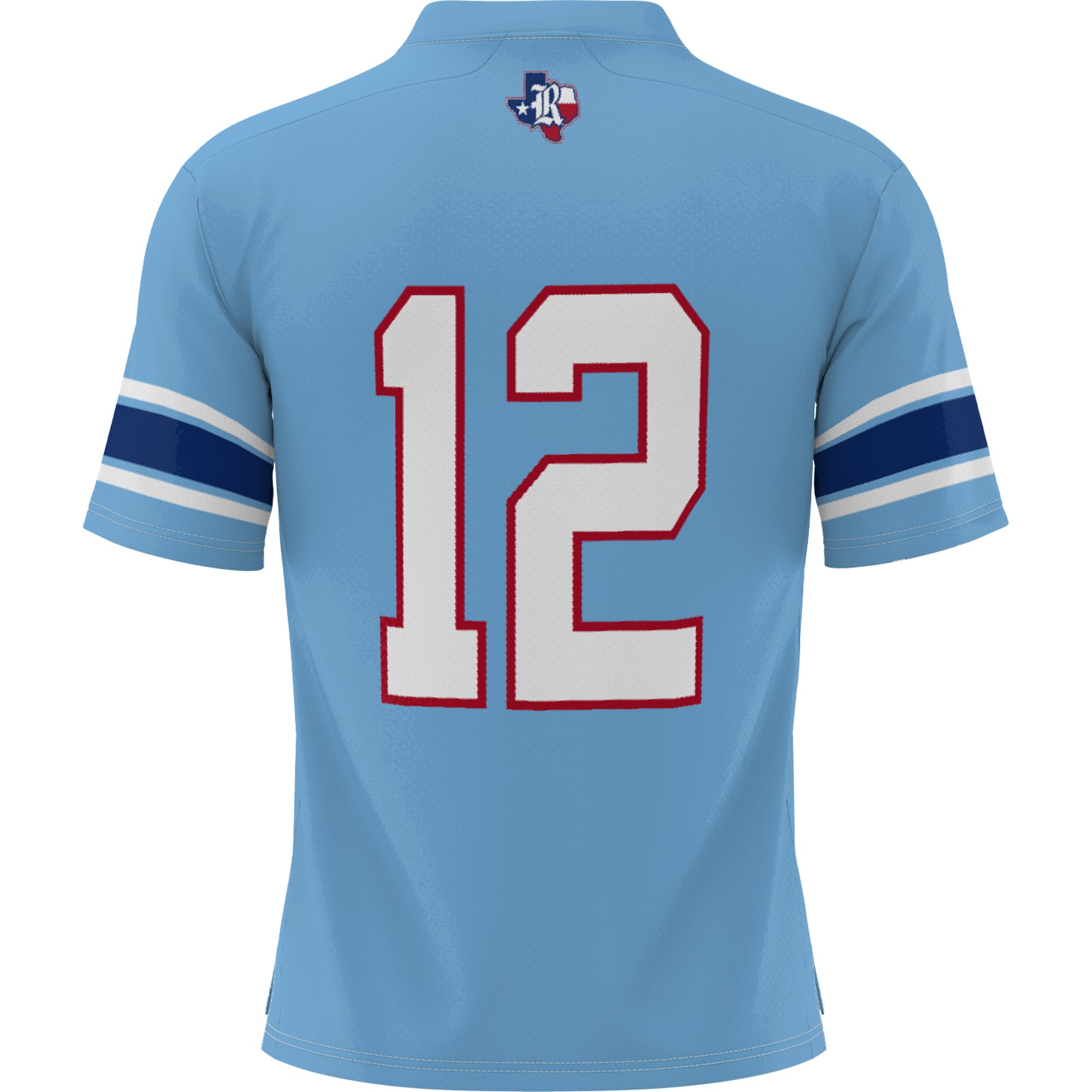 Youth #1 Light Blue Rice Owls Football Jersey