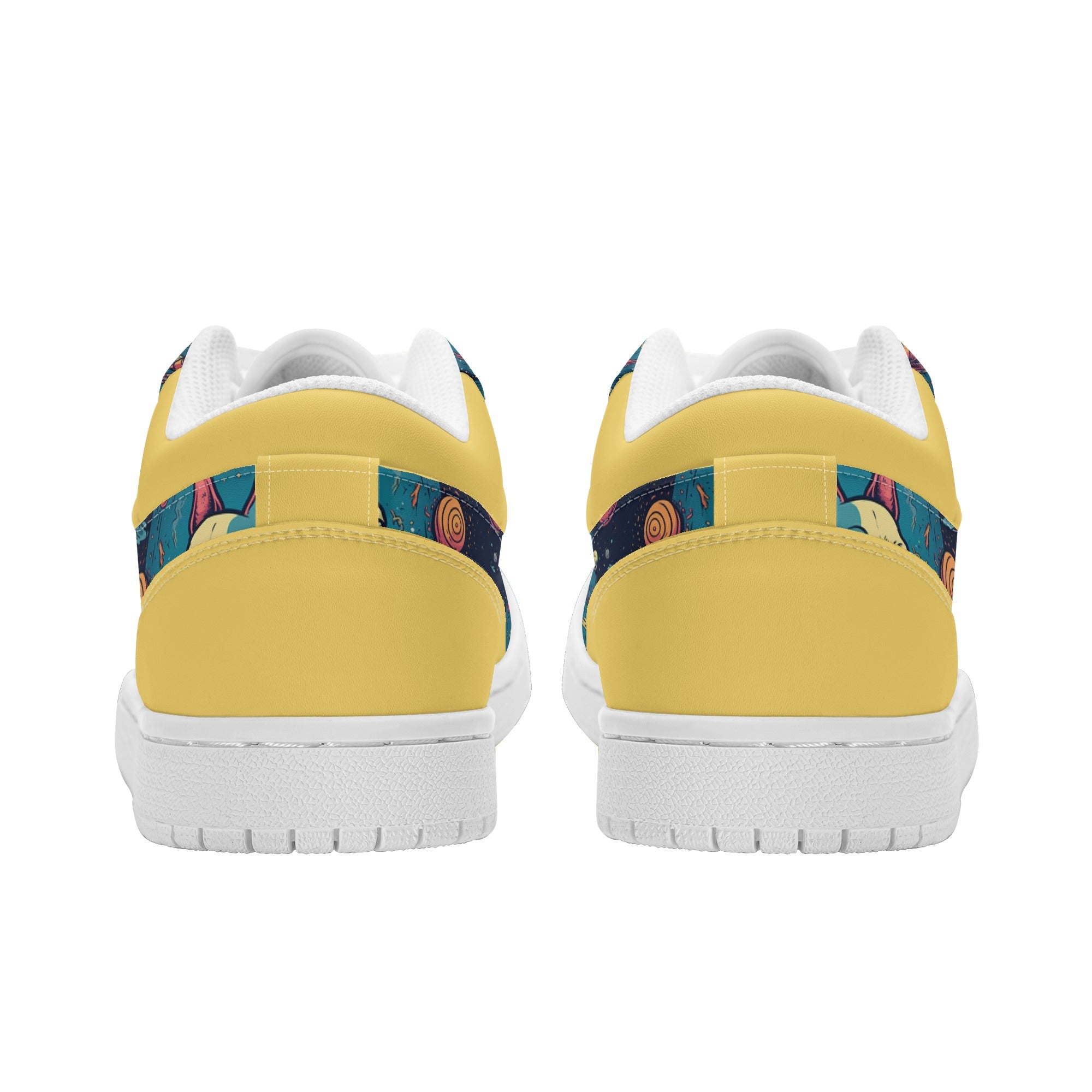 French Bulldog The Astronaut Low Top Skateboard Sneakers Cozy Paw Wear