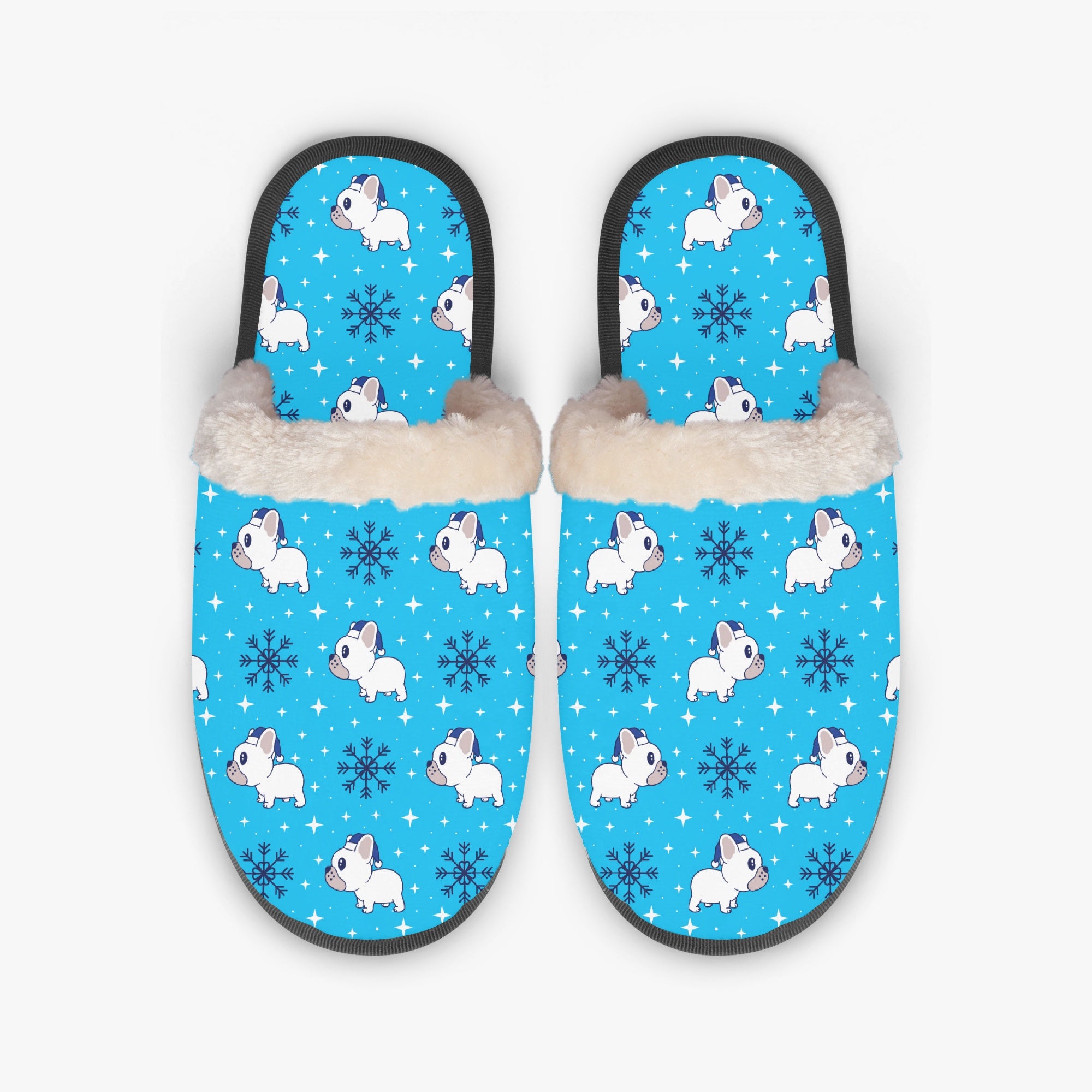 Waffle - Stylish Cozy Winter Slippers For Frenchie Fans | Stylish Look