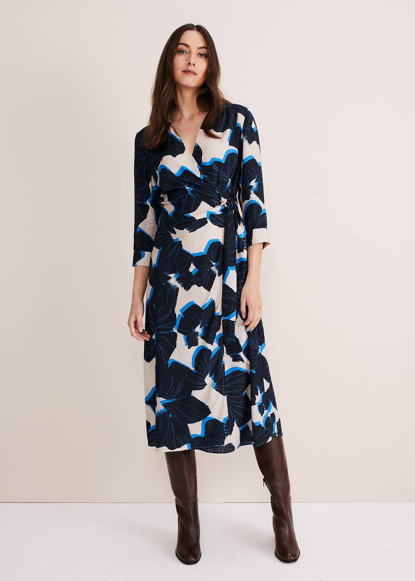 Rae Floral Wrap Dress