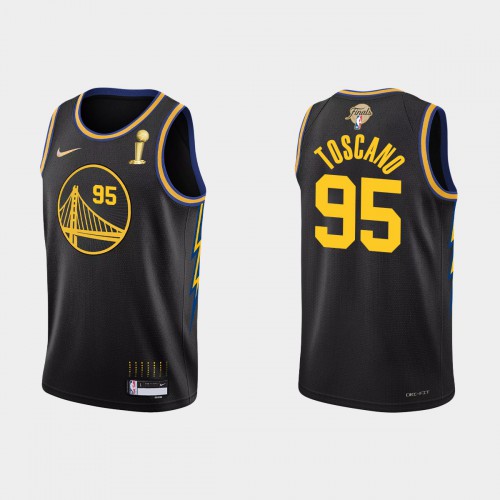 Juan GSW #95 Authentic Style Swingman Jersey Modern Design Basketball