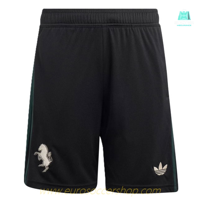 2025-2026 Juventus Third Shorts (Black) - Kids