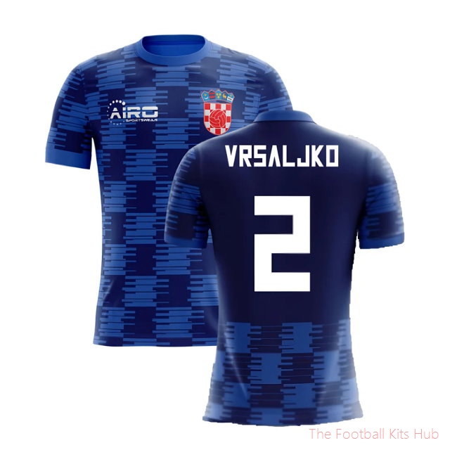 2025-2026 Croatia Away Concept Shirt (Vrsaljko 2) - Kids